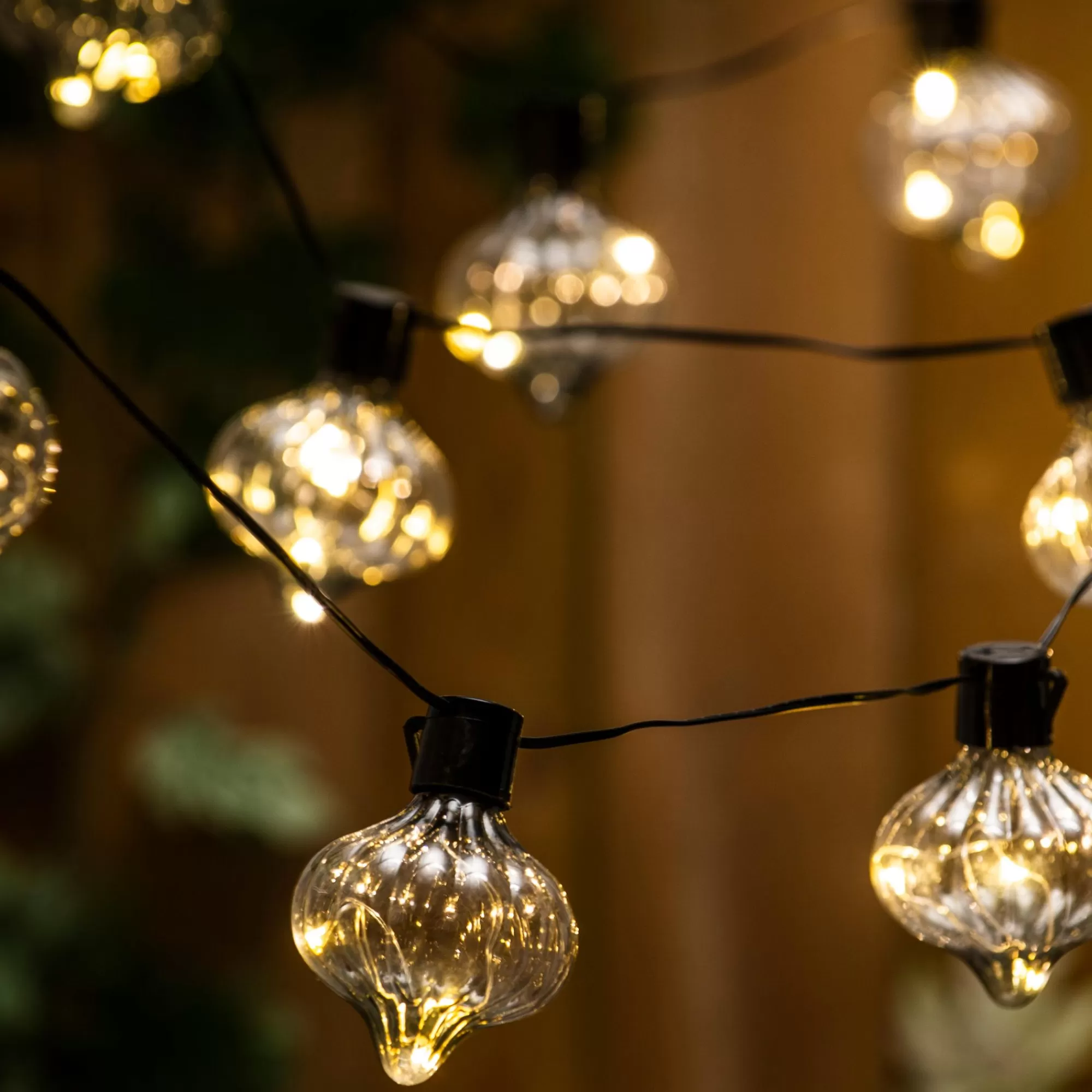 CASA Azis Filo Luminoso 10 Led Esterni Forma Di Goccia* Illuminazione Esterna