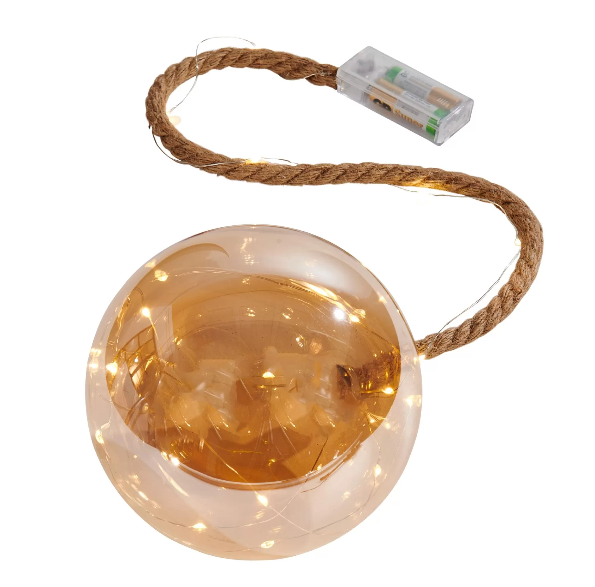CASA Bloxem Pallina Decorativa Con 21 Luci Led Dorato* Lampade Led