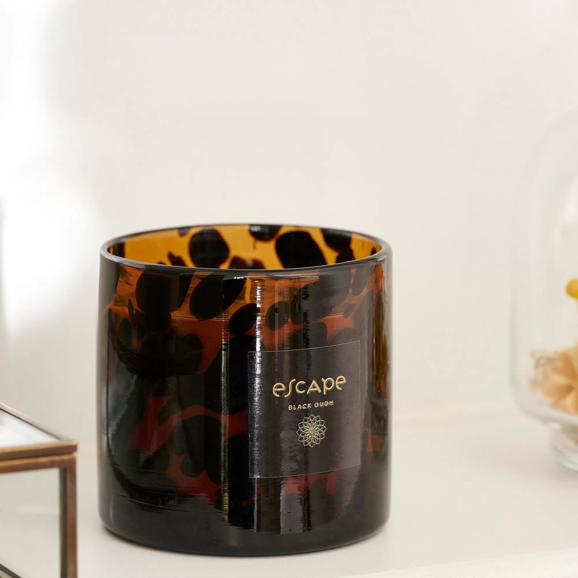 CASA Escape Black Oudh Candela Profumata In Vaso Nero, Marrone, Multicolore* Candele