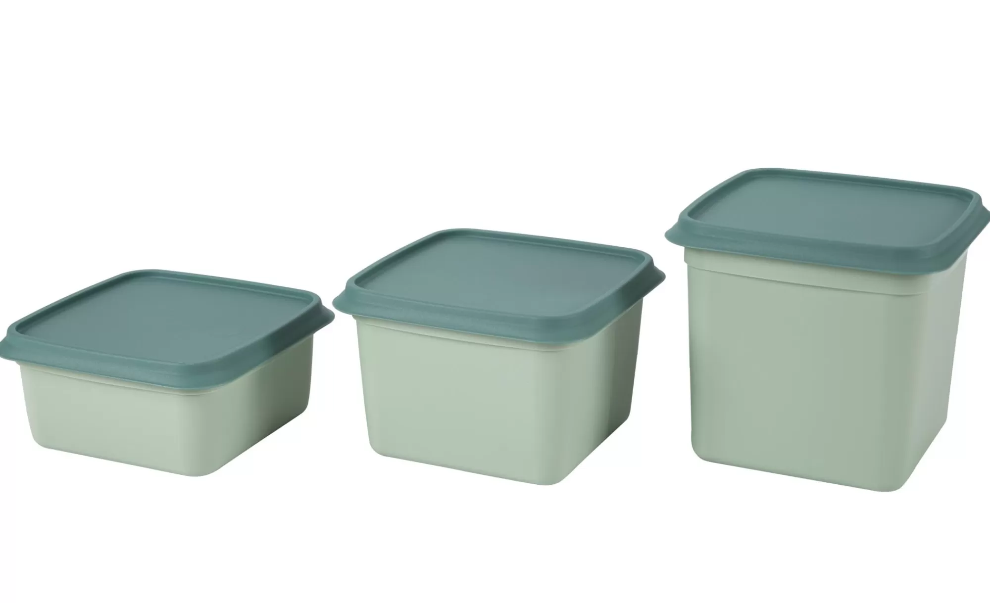 CASA Freezer Scatole X Freezer Set Di 10 Menta, Verde Scuro* Scatole Conserva Vivande