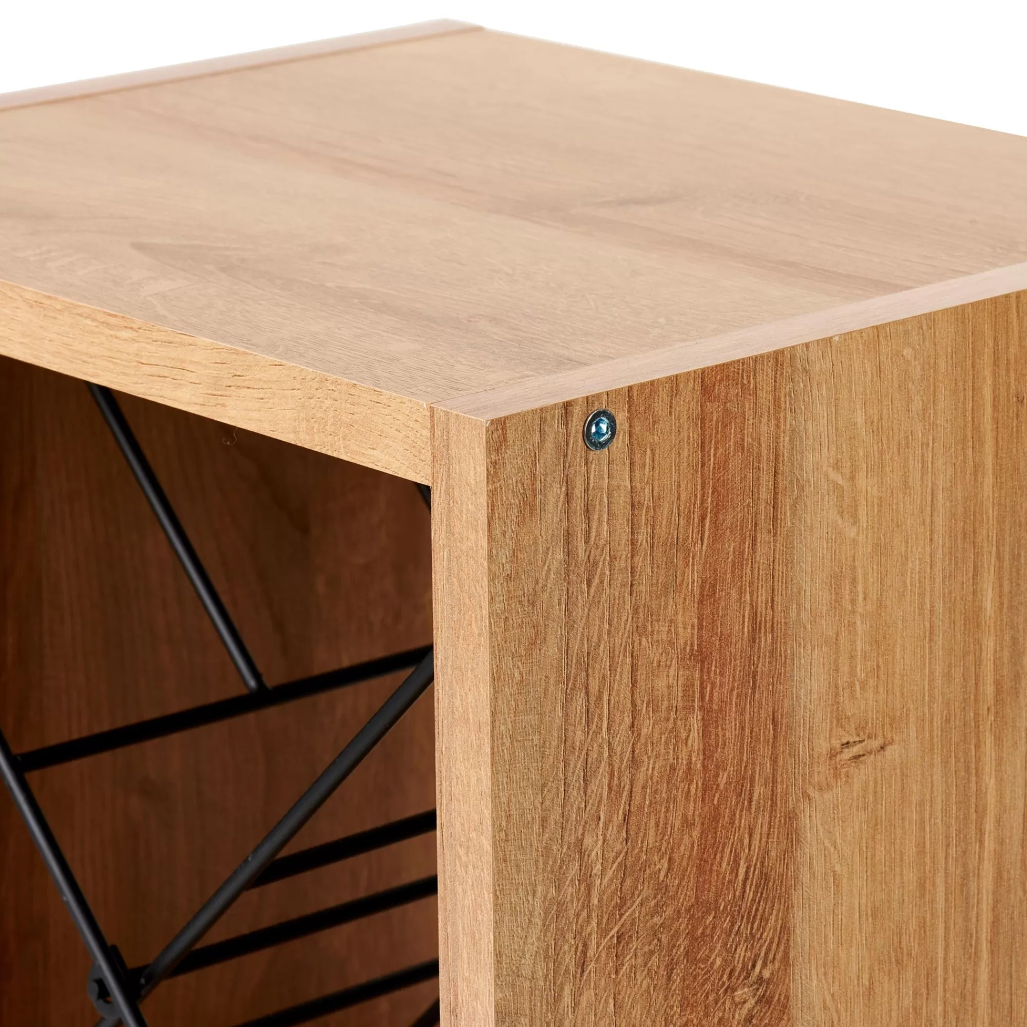 CASA Oxo Scaffale Portabott Nero, Naturale, Multicolore* Accessori Per Vino