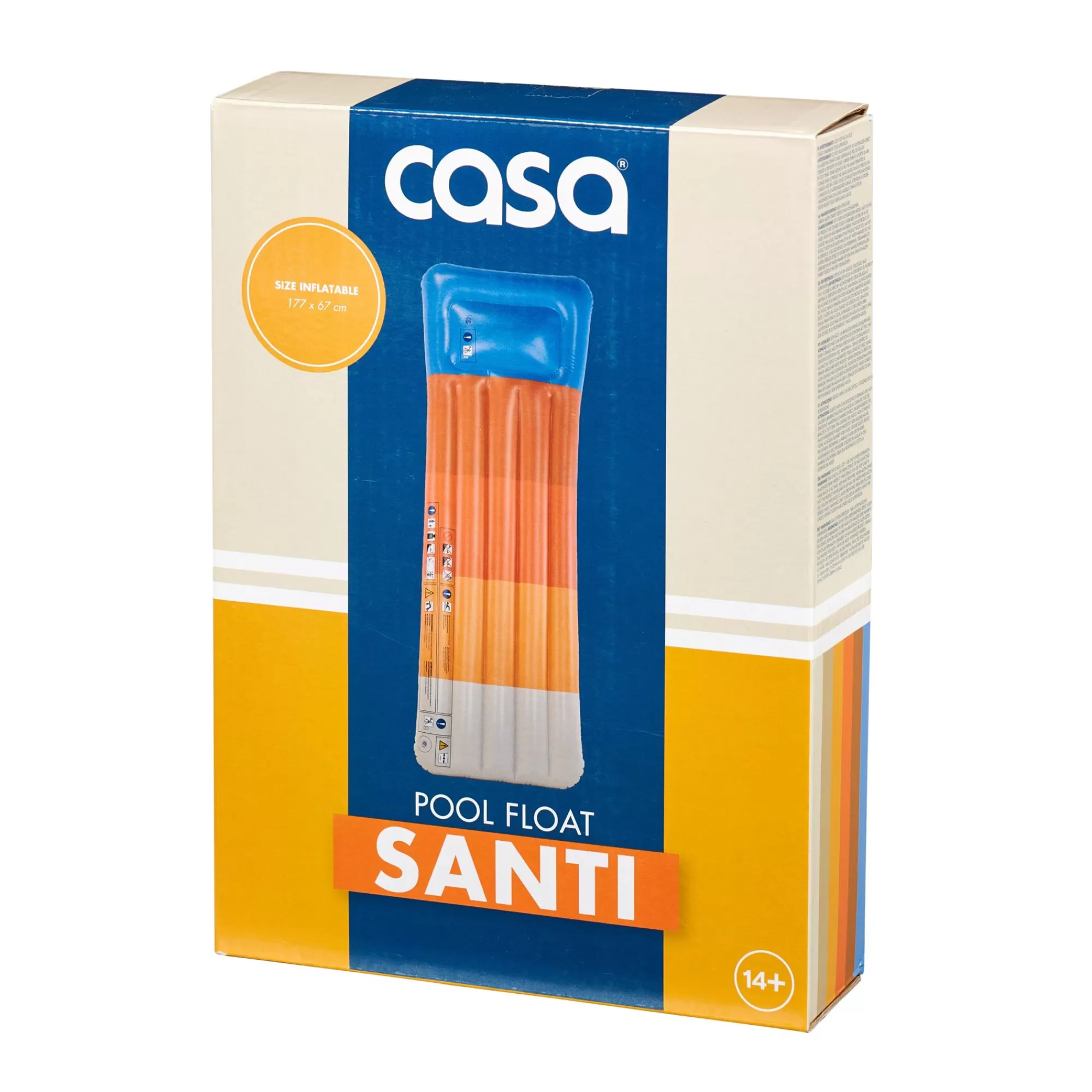 CASA Santi Materassino Gonf Vari Colori* Articoli Da Spiaggia