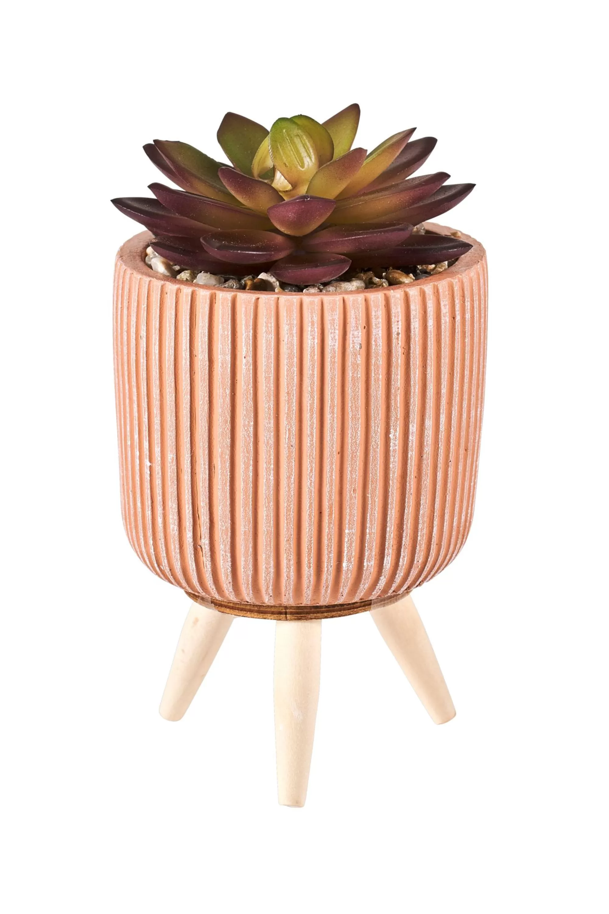 CASA Stripe Succulente Finto In Vaso Multicolore* Piante Artificiali