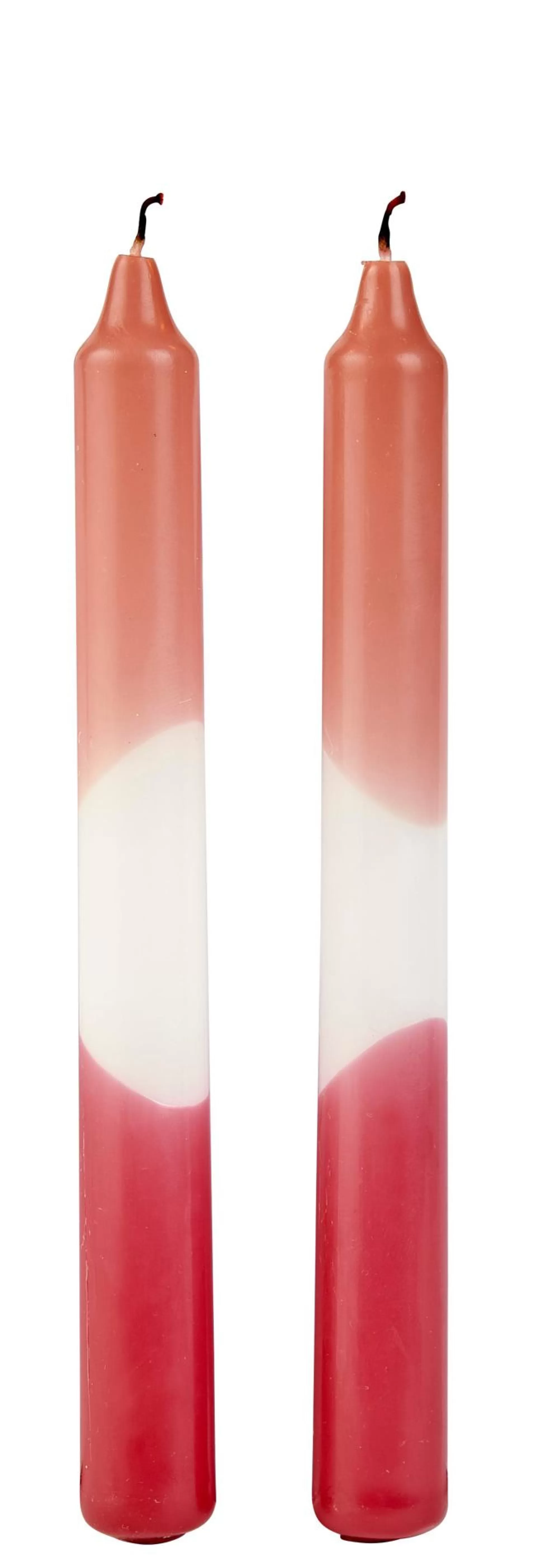 CASA Two Candele Set Da 2 Bianco, Rosso, Multicolore, Rosa Antico* Candele